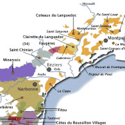 Kaart Languedoc